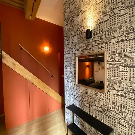 شقة Charming With Exposed Beams Ainay District ليون